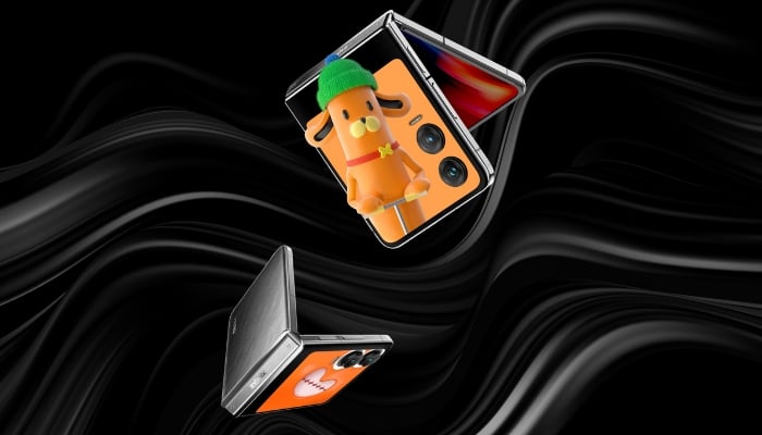 An undated image of Infinix Zero Flip. — Infinix/Canva