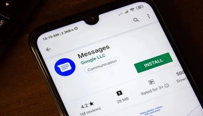 An undated image of Google Messages. — DepositPhotos