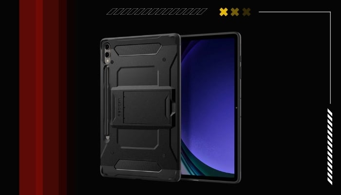 An undated image of Samsung Galaxy Tab S10+. — Spigen Australia/Canva