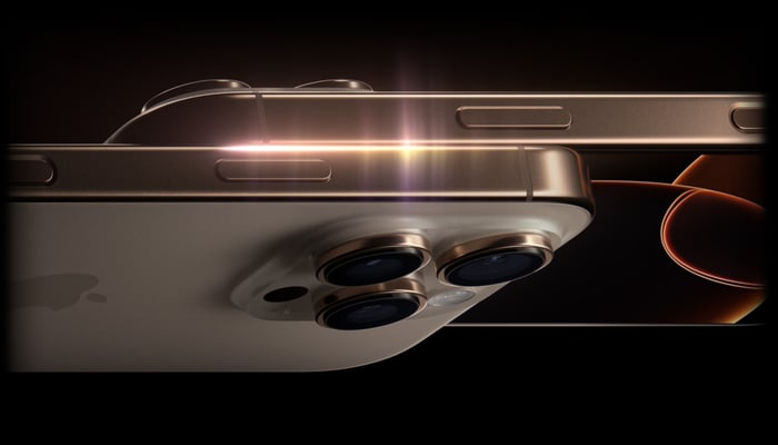 An undated image of iPhone 16 Pro. — Apple