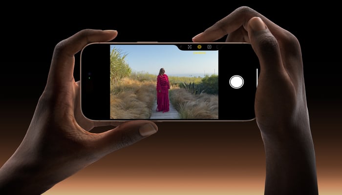 An undated image of iPhone 16. — Apple