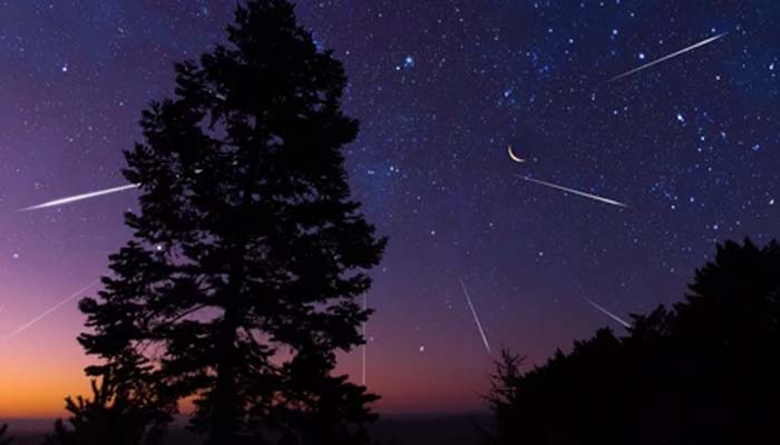 An undated image of Orinoids meteor shower. — ShutterStock