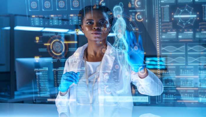 A representational image of AI in medical technology. — iStock