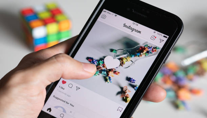 An undated image showing Instagram interface on a smartphone. — iStock