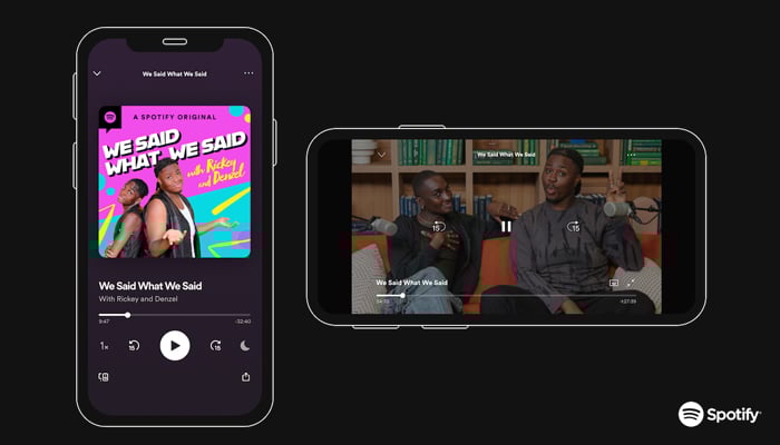 An undated image showing the Spotify interface on a smartphone. — Spotify