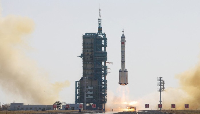 An undated image of Shenzhou 17. — China Manned Space Agency