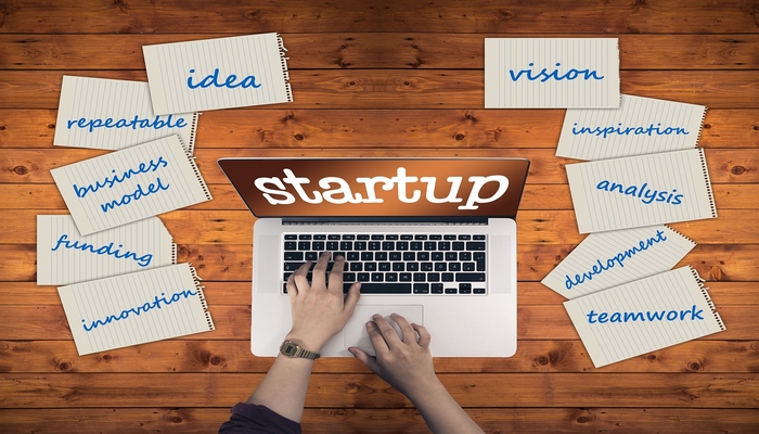 An undated image of startup written on a laptop screen. — Pixabay