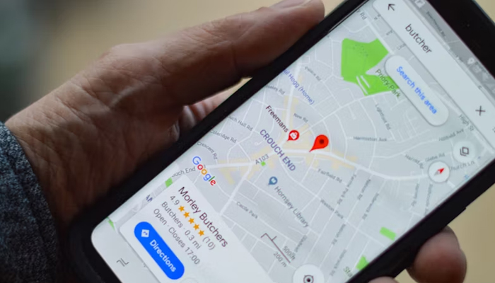 An undated image of a person using Google Map. — Unsplash