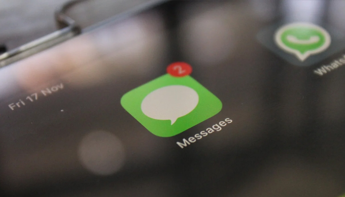An undated image of Messages logo. — ShutterStock