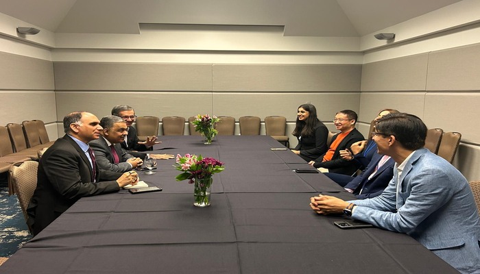 A still image of Ambassador Rizwan Saeed Sheikhs visit to Silicon Valley on November 9, 2024. — Supplied