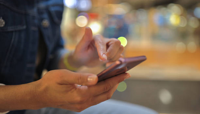 An undated image of a person using Android. — iStock