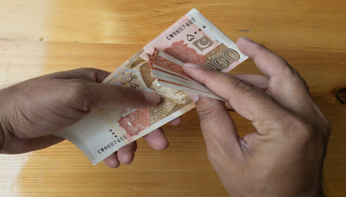 An undated image of Pakistani banknotes. — iStock