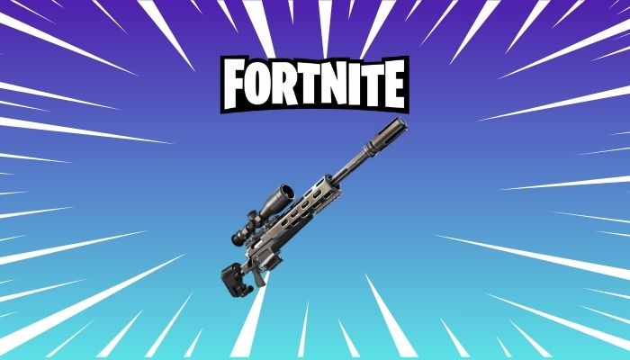 An undated image of Bolt-Action Sniper Rifle. — Fortnite/Canva