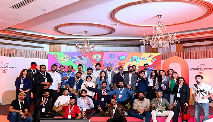 An undated image of Meta event showing various content creators of Pakistan. — Supplied