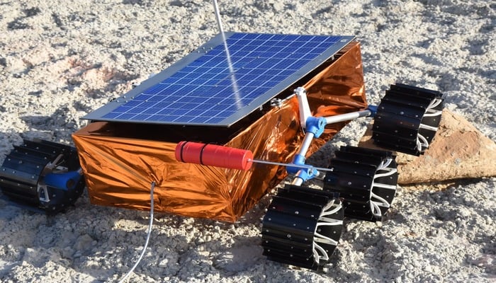 An undated image of SUPARCO rover. — Supplied