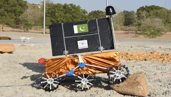 An undated image of SUPARCO rover. — Supplied