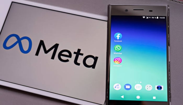 An undated image of Meta logo. — iStock