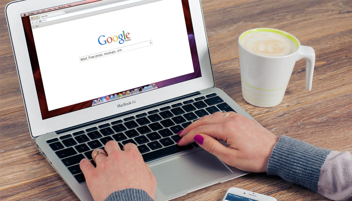 An undated image of a person using Google on a laptop. — Pexels