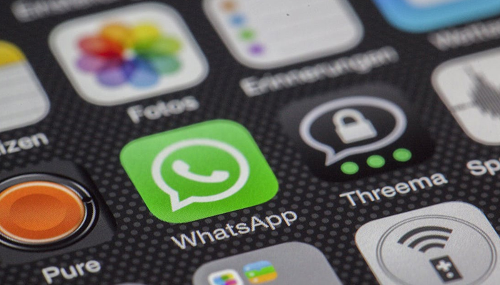 An undated image smartphone interface showing WhatsApp. — Pexels