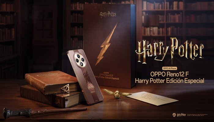 An undated image of Oppo Reno 12F Harry Potter Edition Special. — Oppo