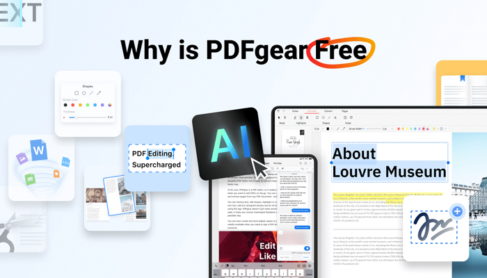 An undated representational image of PDFgear. — PDFgear