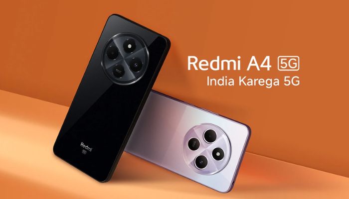 An undated image of Redmi A4 5G smartphone. — Xiaomi