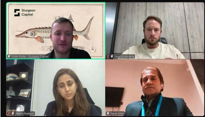 A screengrab of live webinar The Georgia & Pakistan Venture Corridor. — ScreenshotlinkedIn/@Paklaunch