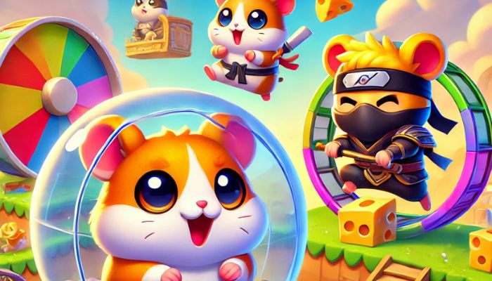 An AI-generated image of Hamster Kombat. — DALL-E 2024