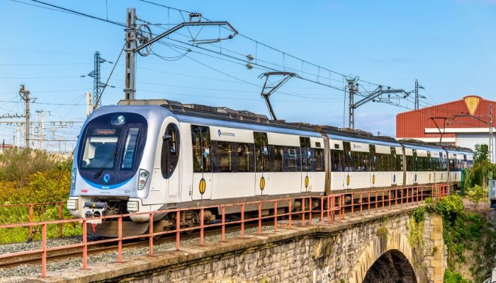 An undated image of a metro train. — Canva
