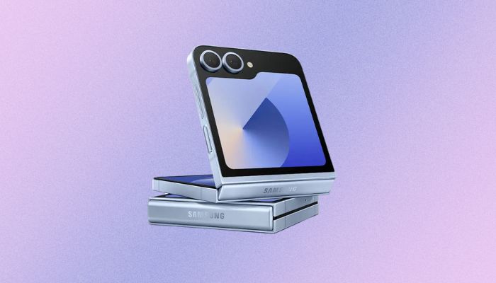 An undated image of Galaxy Z Flip 6. — Samsung/Canva
