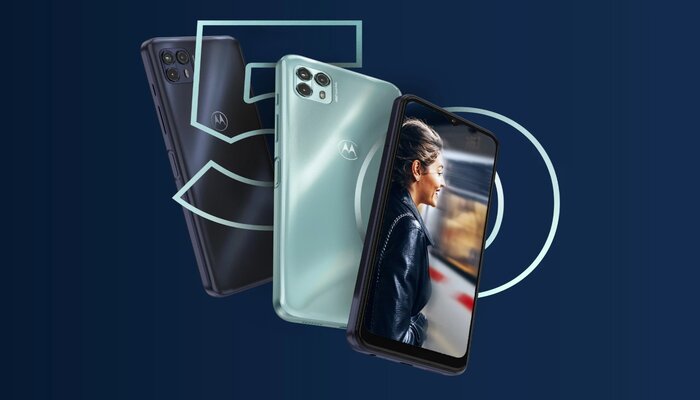 An undated image of Moto G 5G variants. — Motorola