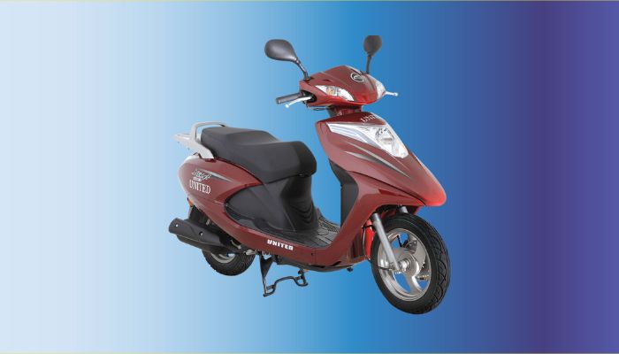 An undated image of United 100CC Scooty. — United Motorcycle/Canva