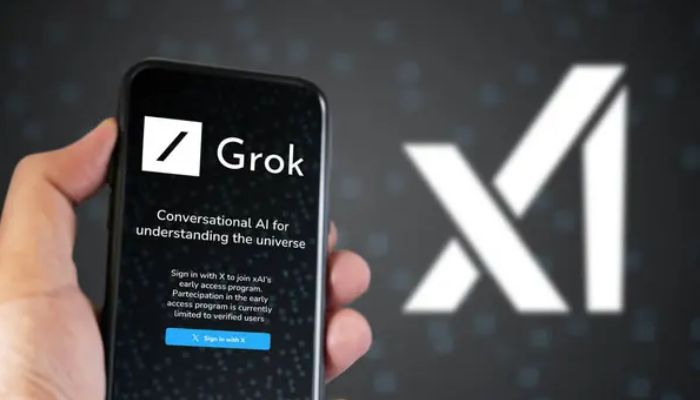 An undated image of Grok AI logo. — DepositPhotos