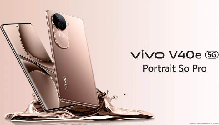 An undated image of Vivo V40e 5G. — Vivo