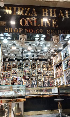 A still of the Mirzabhai Online shop located at Karachis iconic Jama Cloth Market on MA Jinnah Road. — Supplied