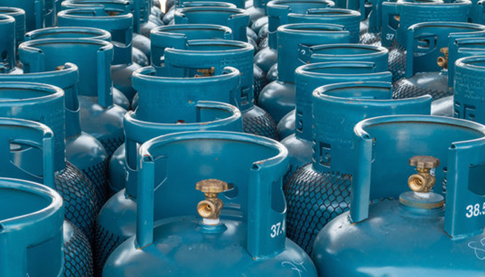An undated image of cylinders. — Adobe Stock
