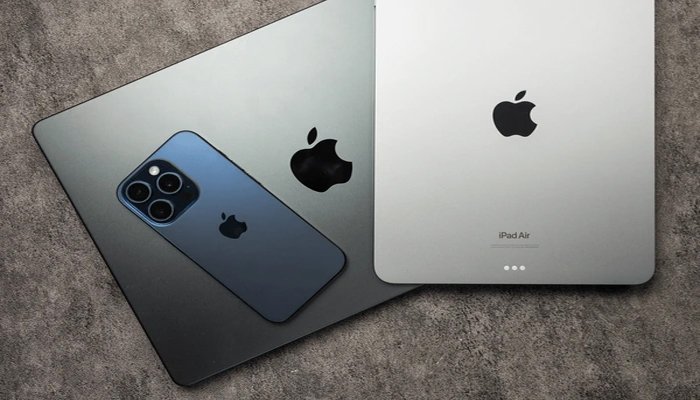An undated image of iPhone, along with iPad Air. — Shutterstock