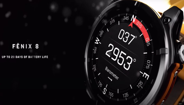 A screengrab of Garmin Fenix 8 watch. — YouTube/Garmin