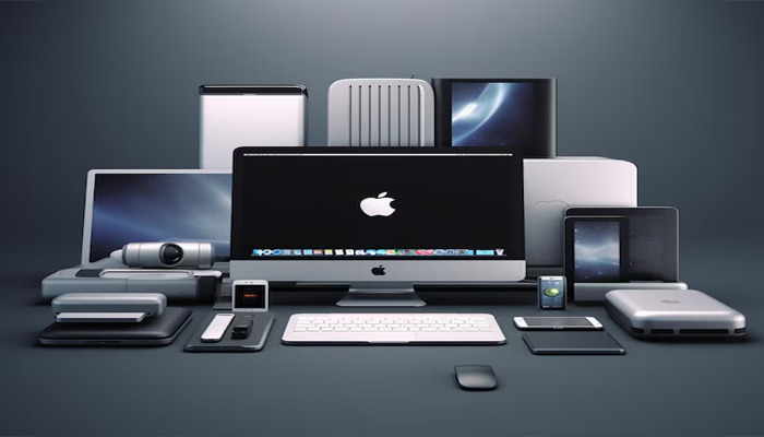An undated image showing Apple products. — Freepik