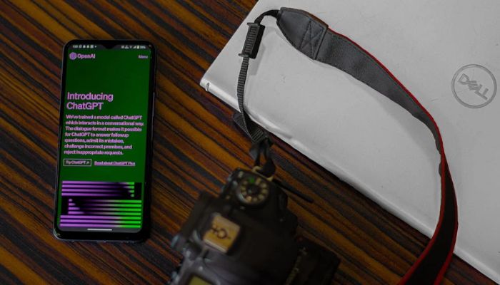 An undated image of ChatGPT on a smartphone. — Pexels