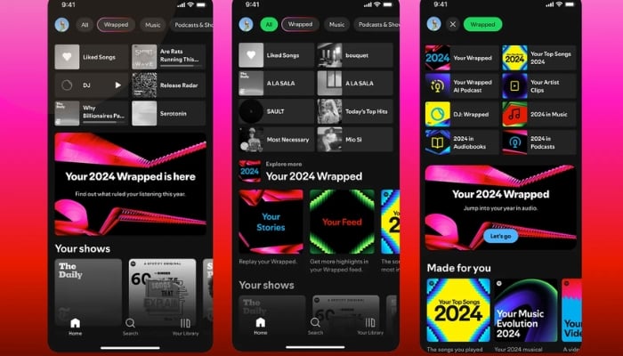 An undated image of Spotify Wrapped 2024. — Spotify