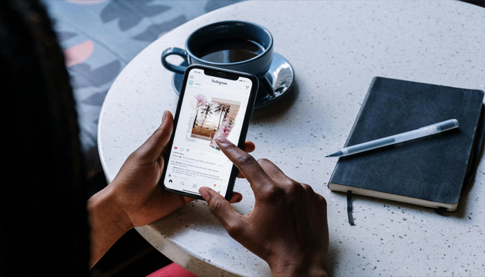 An undated image of a girl using Instagram. — Pexels