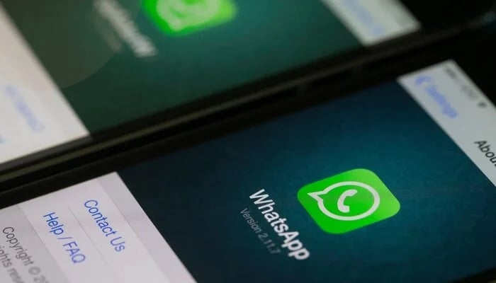 An undated image of WhatsApp. — Getty Images