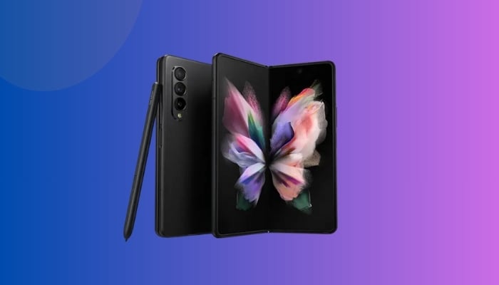 An undated image of Samsung Galaxy Z Fold 3 5G. — Samsung