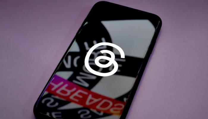 An undated image of Threads app logo. — Getty Images