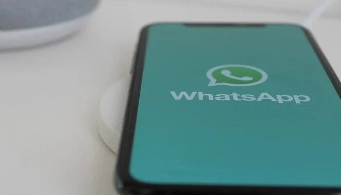 An undated image displaying WhatsApp logo on a mobile screen. — Pixabay