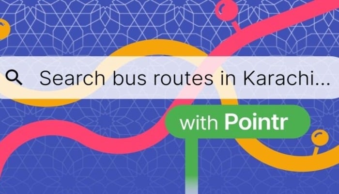 An undated image displaying Pointr app. — Supplied