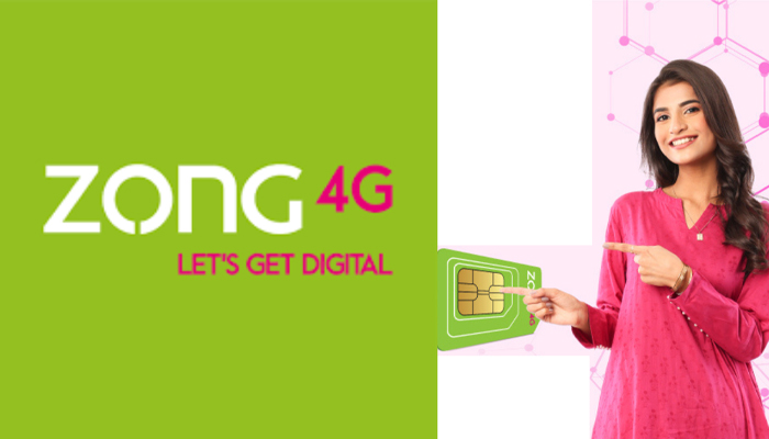 An undated image of Zong ad poster. — Zong