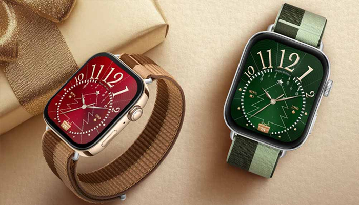 An undated image of Huawei Watch Fit 3 Christmas Edition. — Huawei