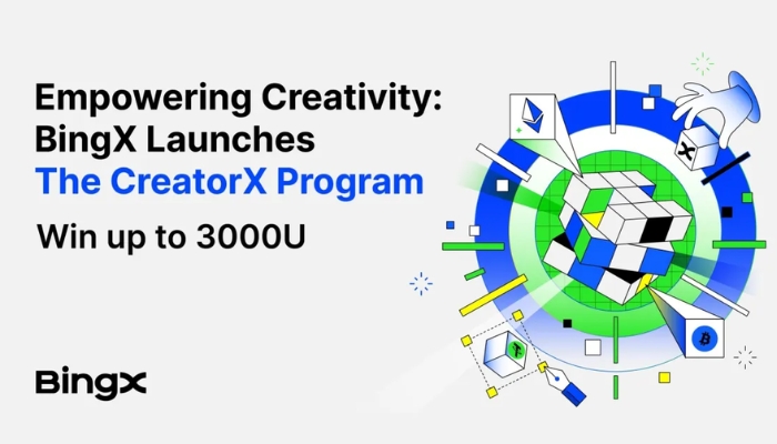 An undated image of CreatorX Program. — BingX Blog